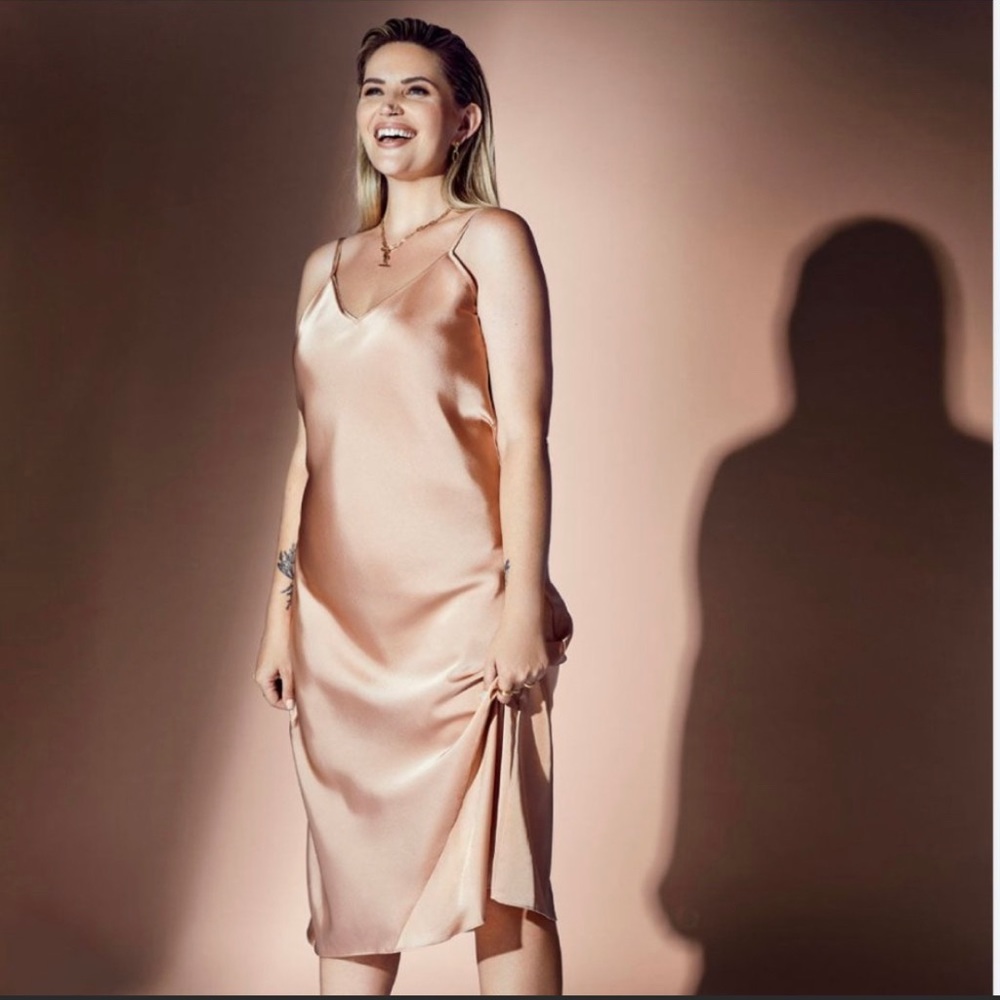 NWT Knix Satin Slip Dress